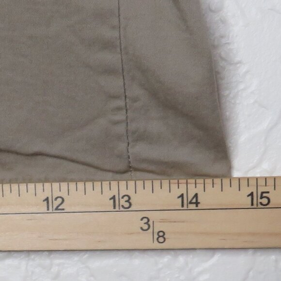 Croft & Barrow* Women's 1" Belt Loop Multipocketed Khaki Classic Skort~ Size 16 - Picture 12 of 13